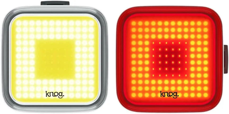 Knog Blinder Twinpack X Front and Rear Light Kit Adult Unisex, Black, One Size