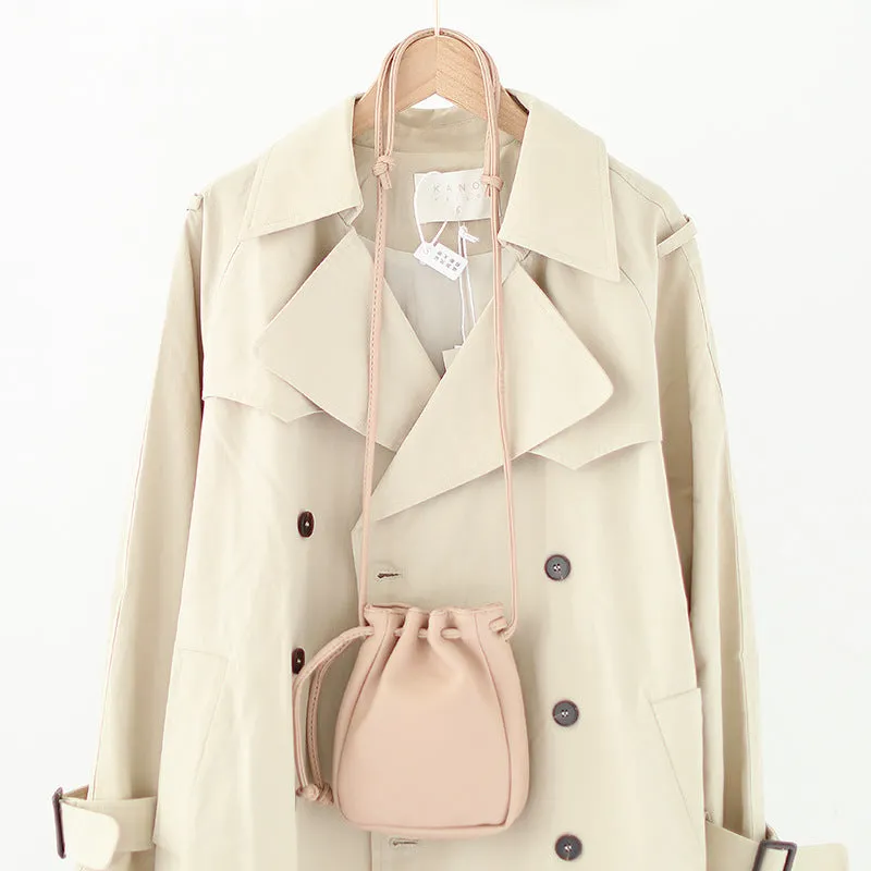 Korean Style Fashion Drawstring Mini Simple Crossbody Bags