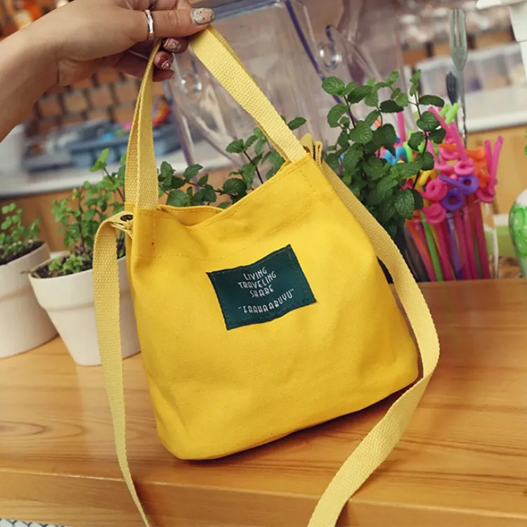 Korean Style Trendy Minimalist Preppy Letter Shoulder Bags