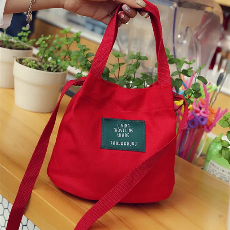 Korean Style Trendy Minimalist Preppy Letter Shoulder Bags