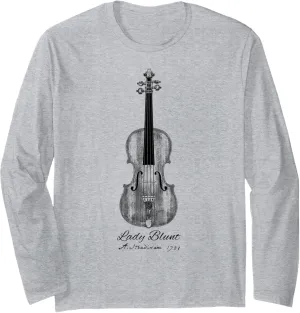 Lady Blunt Violin. Antonius Stradivarius Long Sleeve T-Shirt