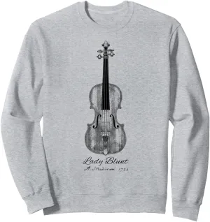 Lady Blunt Violin. Antonius Stradivarius Sweatshirt