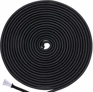Lanlord 3/16 Inch Black Shock Cord Bungee Cord,Elastic Cord, Elastic Rope,120 Feet (37m),Black3/16In 120Ft.
