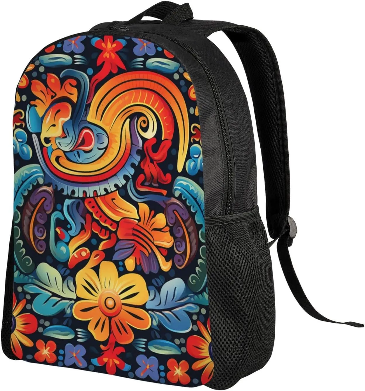 Laptop Backpack for Women Men Carry-on Backpack Mexican Daypack Lightweight Travel Shoulder Bags
