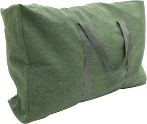 Large Capacity Duffle Bag Backpack Canvas Travel Luggage Bag Handles for Easy Moving Random Color
