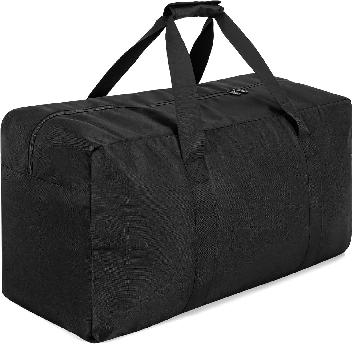 Large Travel Duffle Bag, 100L Gear Bag for Men and Women, Storage Bag Ideal for Overnight Camping and Weekend Getaways, Black