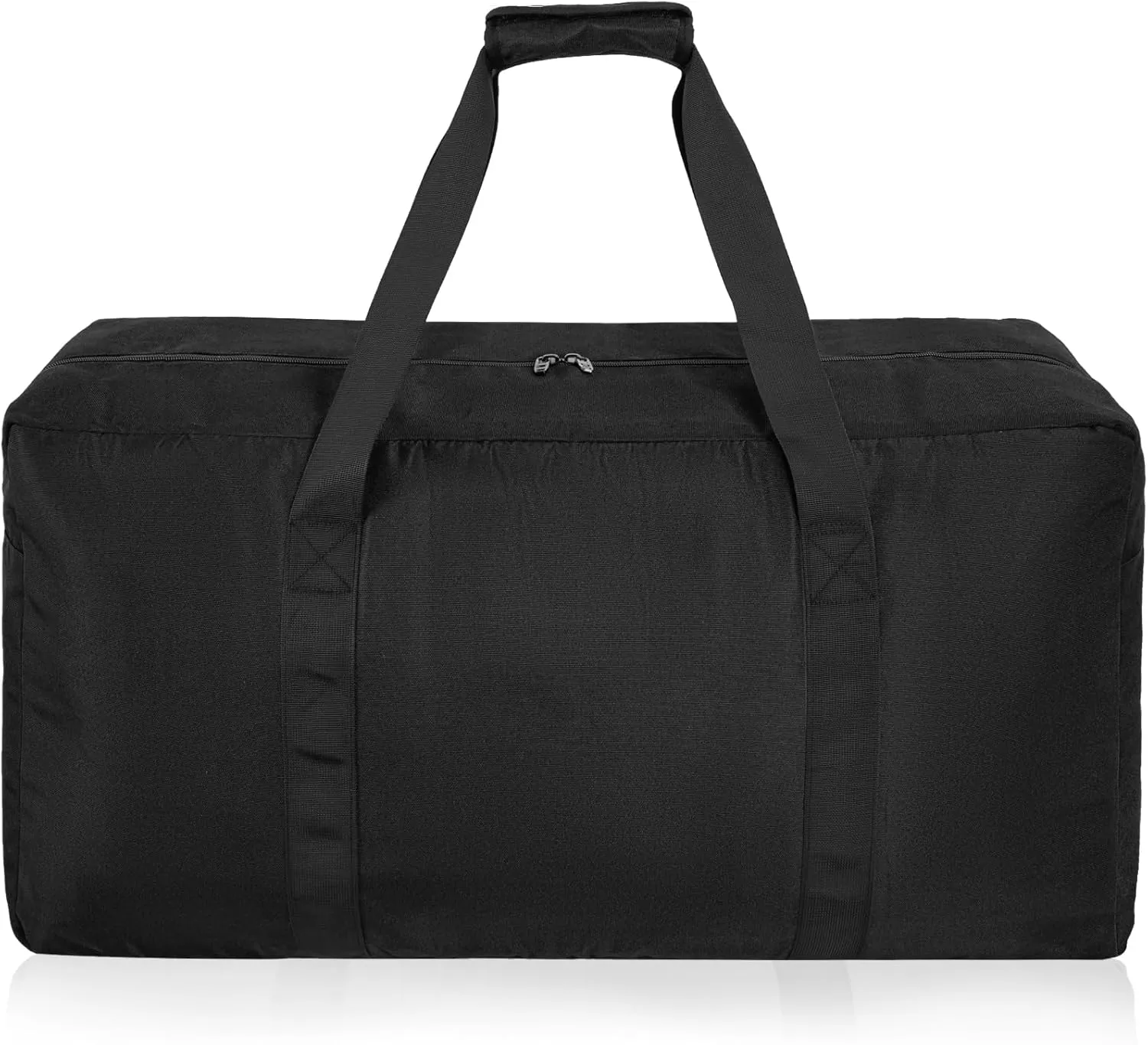Large Travel Duffle Bag, 100L Gear Bag for Men and Women, Storage Bag Ideal for Overnight Camping and Weekend Getaways, Black