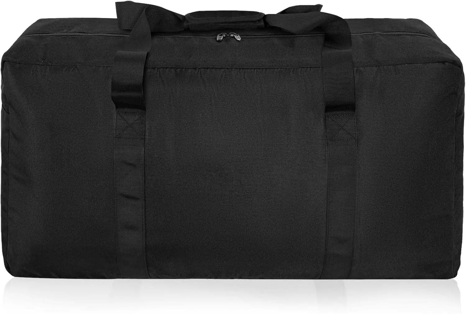 Large Travel Duffle Bag, 100L Gear Bag for Men and Women, Storage Bag Ideal for Overnight Camping and Weekend Getaways, Black