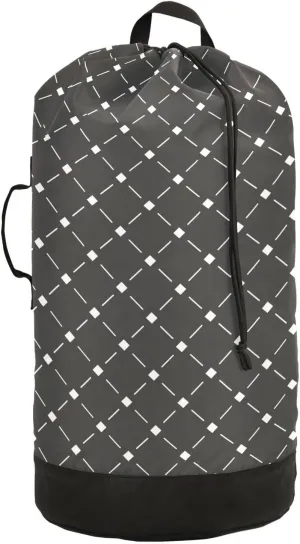Laundry Bag Backpack Travel Hanging Laundry Bags Extra Large Heavy Duty with Handles Adjusted Shoulder Straps Drawstring Dirty Clothes Backpack For College Dorm Gym Hotel Black Plaid Pattern