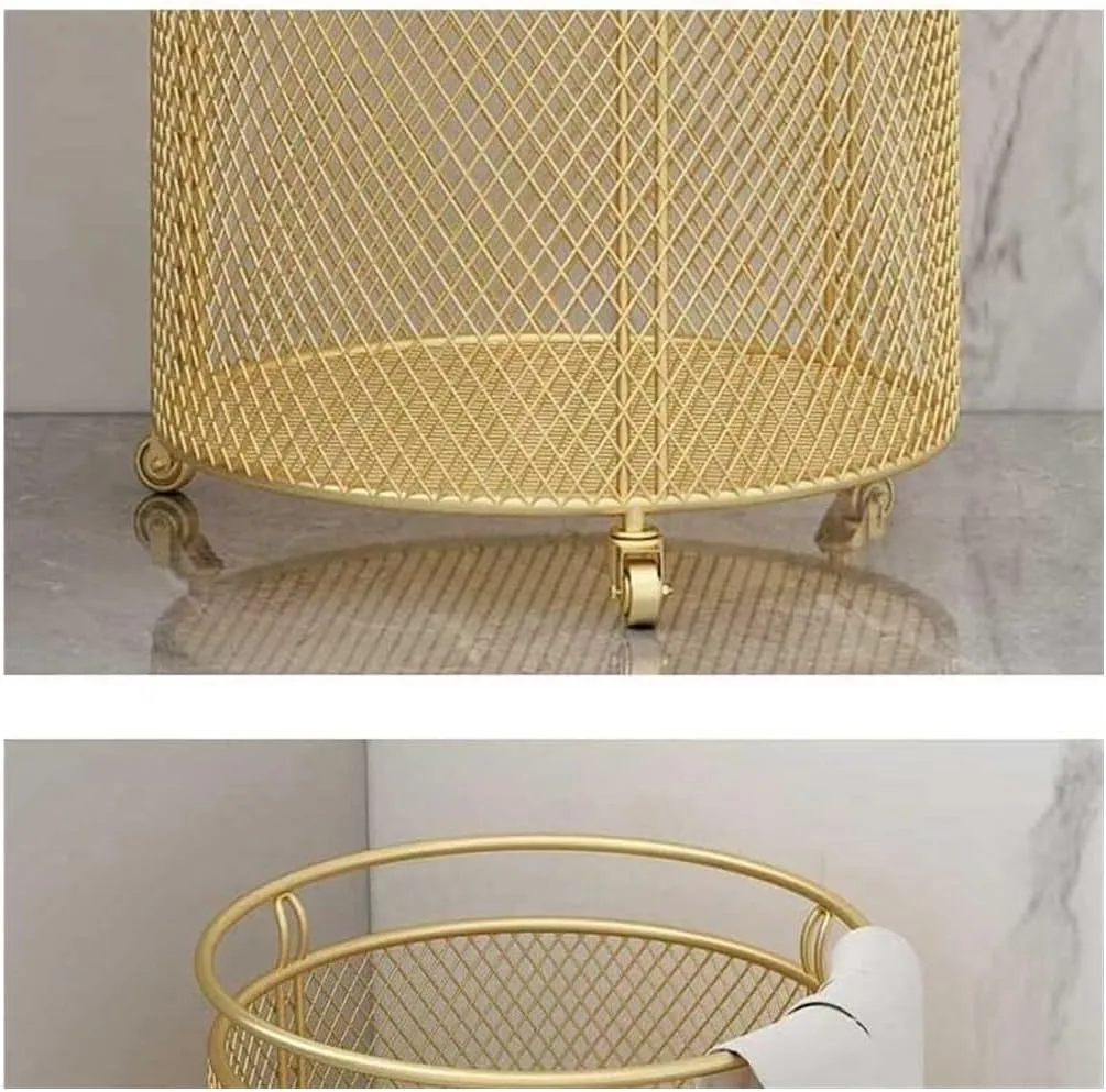 Laundry Basket Clothes Hamper Metal Dirty Clothes Hamper With Wheels Dirty Laundry Basket Organizer Bathroom Laundry Hamper Washing Basket