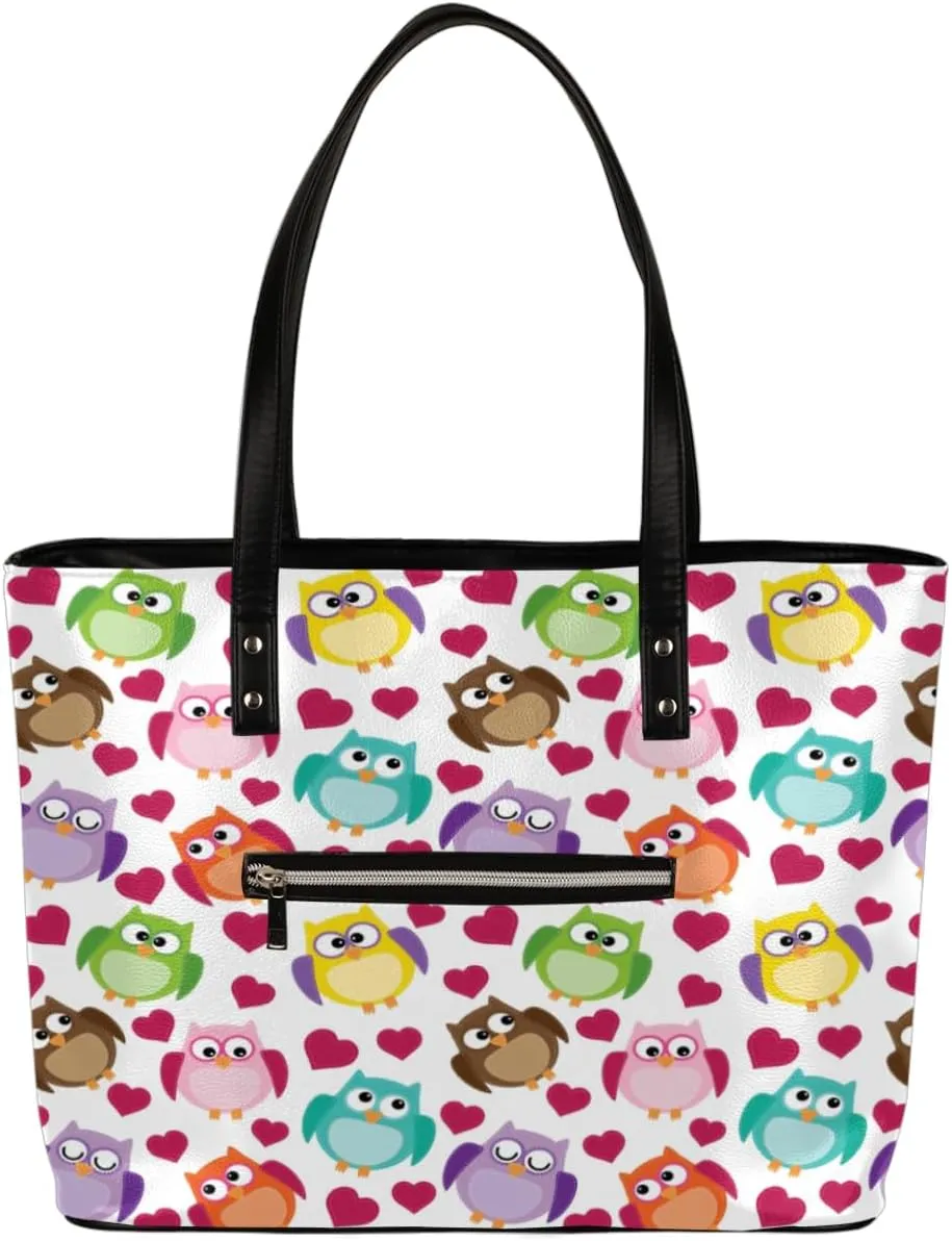 Leather Tote Bag for Women Fashion Shoulder Bag Purses and Handbags Large Capacity Satchel Bags for Work Travel