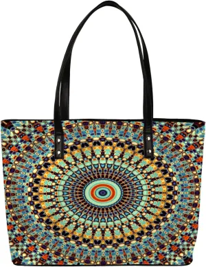 Leather Tote Bag for Women Fashion Shoulder Bag Purses and Handbags Large Capacity Satchel Bags for Work Travel