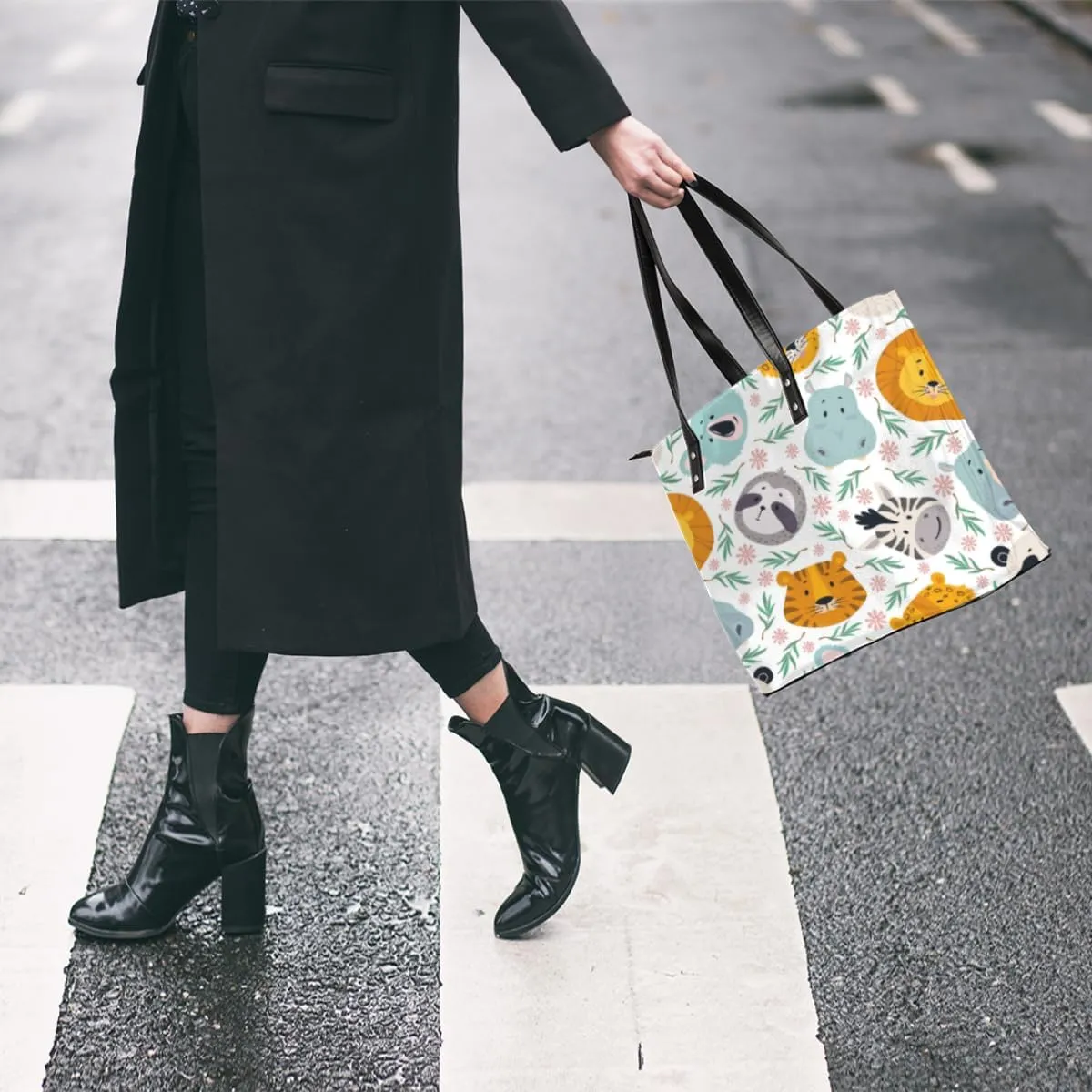 Leather Tote Bag for Women Fashion Shoulder Bag Purses and Handbags Large Capacity Satchel Bags for Work Travel