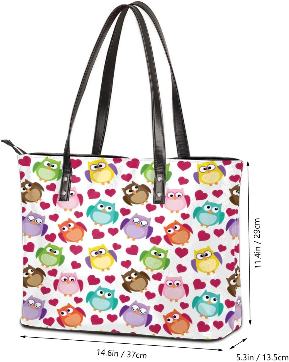 Leather Tote Bag for Women Fashion Shoulder Bag Purses and Handbags Large Capacity Satchel Bags for Work Travel