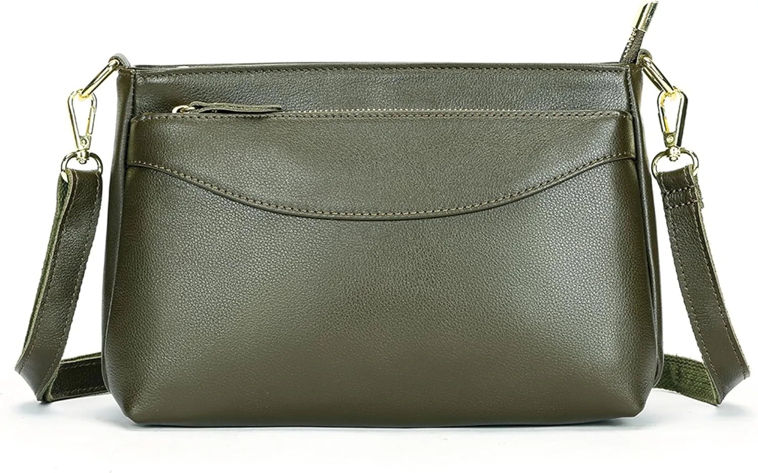 Leather Women's Crossbody Bag, Stylish Small Square Shoulder Bag with Adjustable Shoulder Strap for Everyday Use