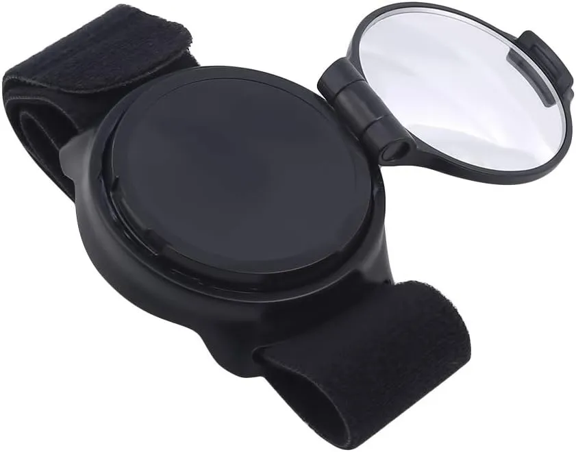 lehao Rear View Mirror Wrist Band Adjustable Wrist Mirror Accessory for Bike Cycling