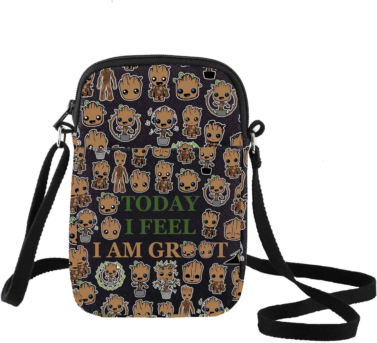 LEVLO Flora Colossus Crossbody Bag Cartoon Lover Inspired Gift Today I Feel I Am Flora Colossus Shoulder Bag
