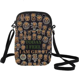 LEVLO Flora Colossus Crossbody Bag Cartoon Lover Inspired Gift Today I Feel I Am Flora Colossus Shoulder Bag