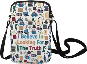 LEVLO Nancy Movie Crossbody Bag Nancy Fans Gift I Believe In Looking For The Truth Nancy Shoulder Bag