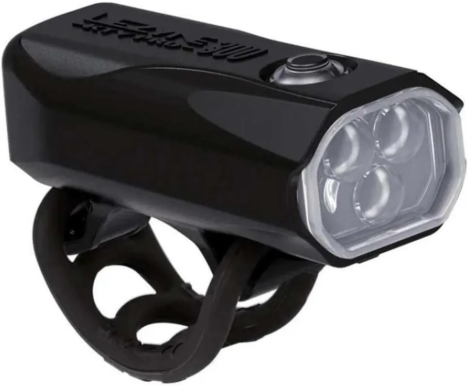 LEZYNE KTV Drive Pro 300  Front USB-C Rechargeable Compact Road Mountain Gravel Bike Bicycle Safety Light, 300 Lumens | Six Output Modes | Composite Matrix Waterproof Construction (IPX7 Rated)