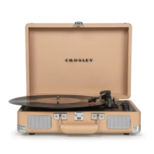 Light Tan - Bluetooth Portable Turntable