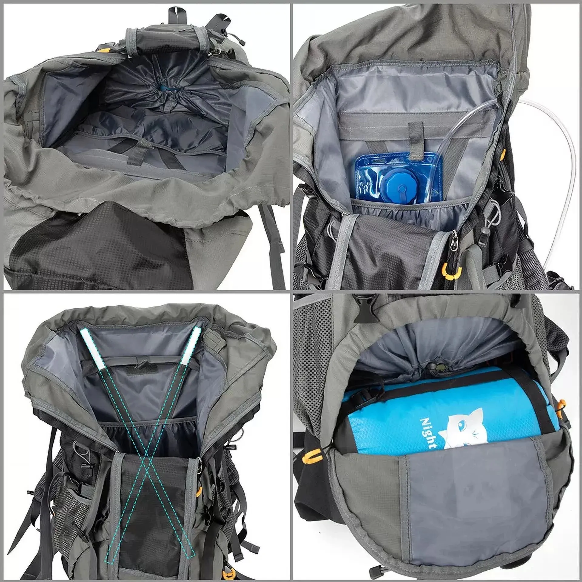 Lightweight 70L Waterproof Camping Backpack with Internal Frame for Adventurous Hikers