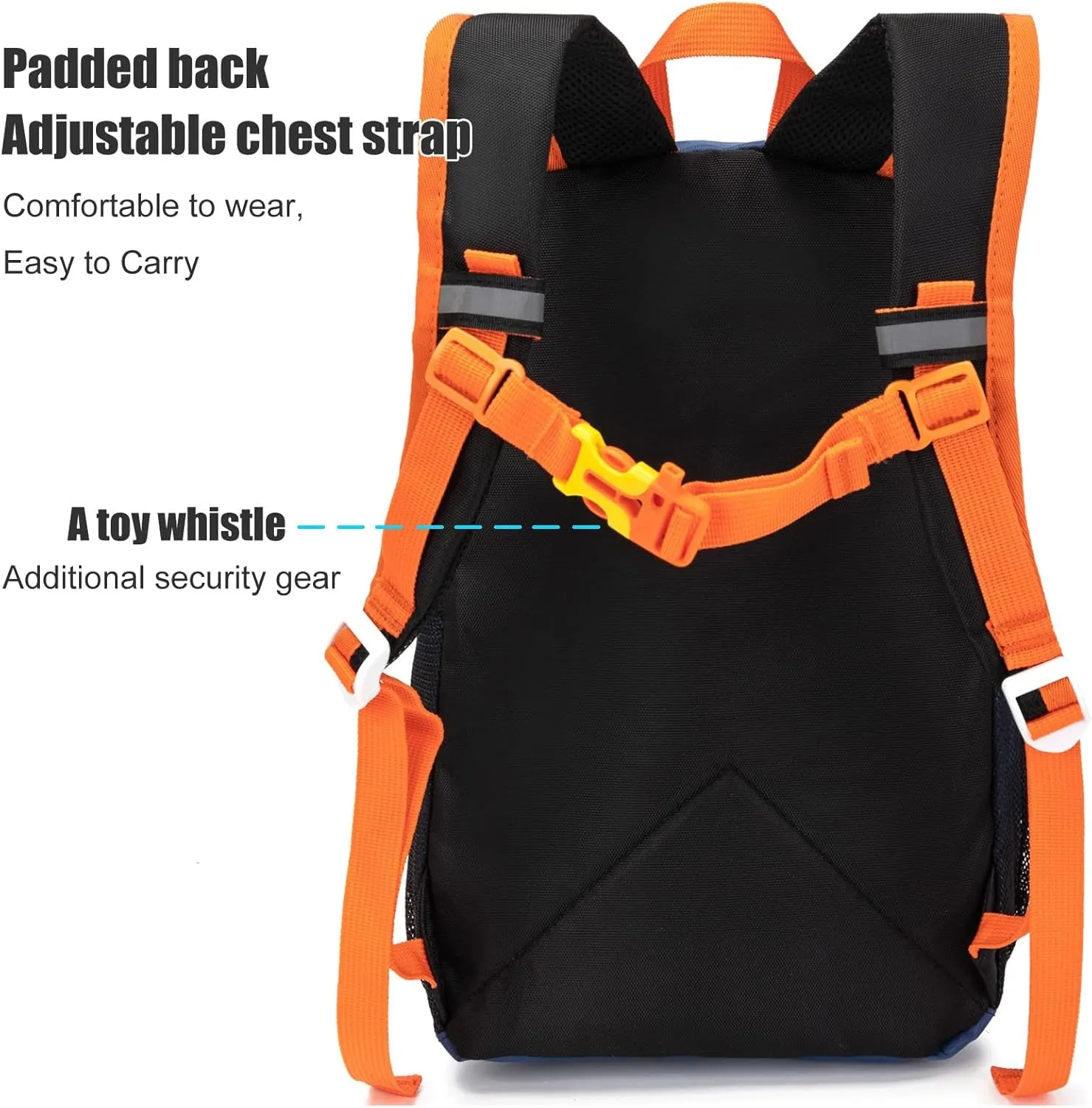 Little Kids Hiking Backpack, Toddler Backpack for Boys or Girls, Ideal for a Day Outdoor Adventures (Blue, Kids - Medium)