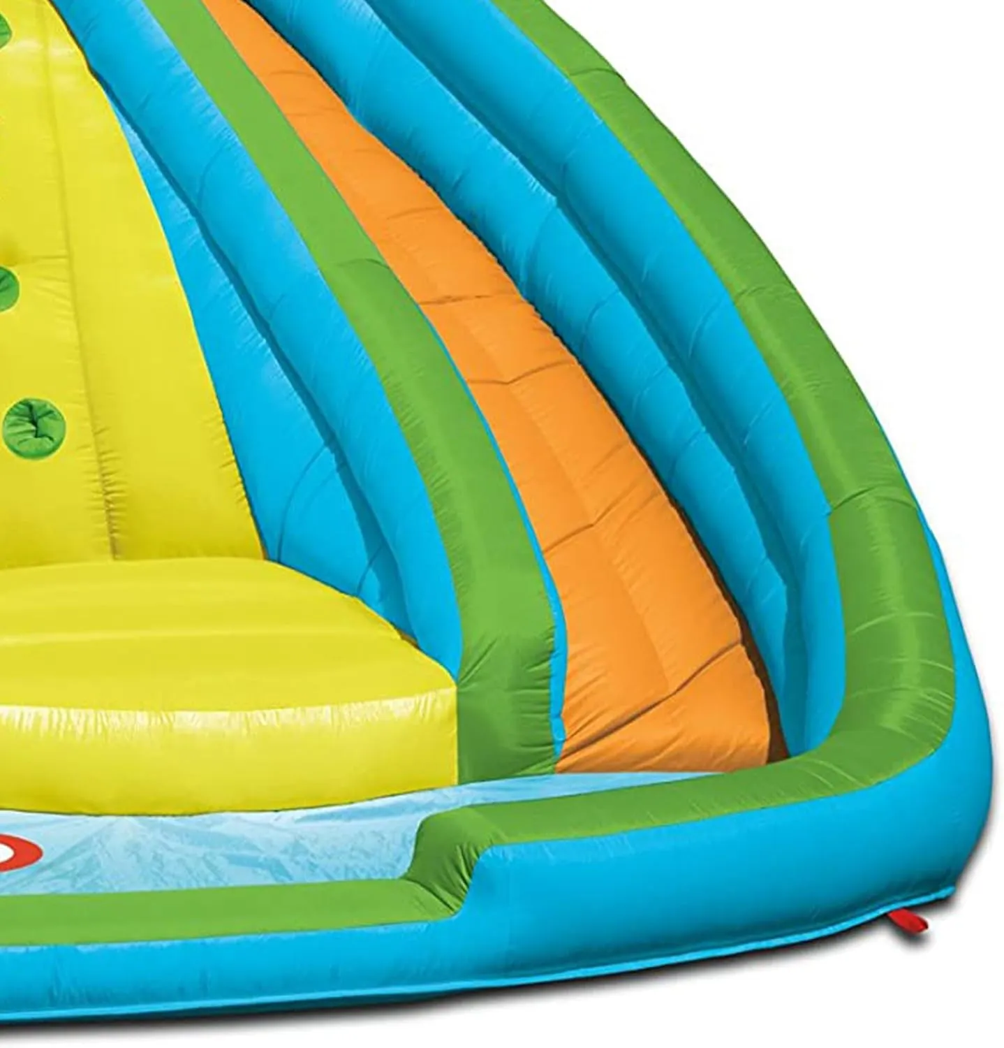 Little Tikes Rocky Mountain River Race Inflatable Slide Bouncer Multicolor, 161.00''L x 169.00''W x 103.00''H --- Weight: 50.00lbs.