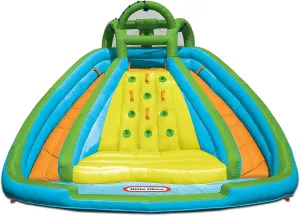 Little Tikes Rocky Mountain River Race Inflatable Slide Bouncer Multicolor, 161.00''L x 169.00''W x 103.00''H --- Weight: 50.00lbs.