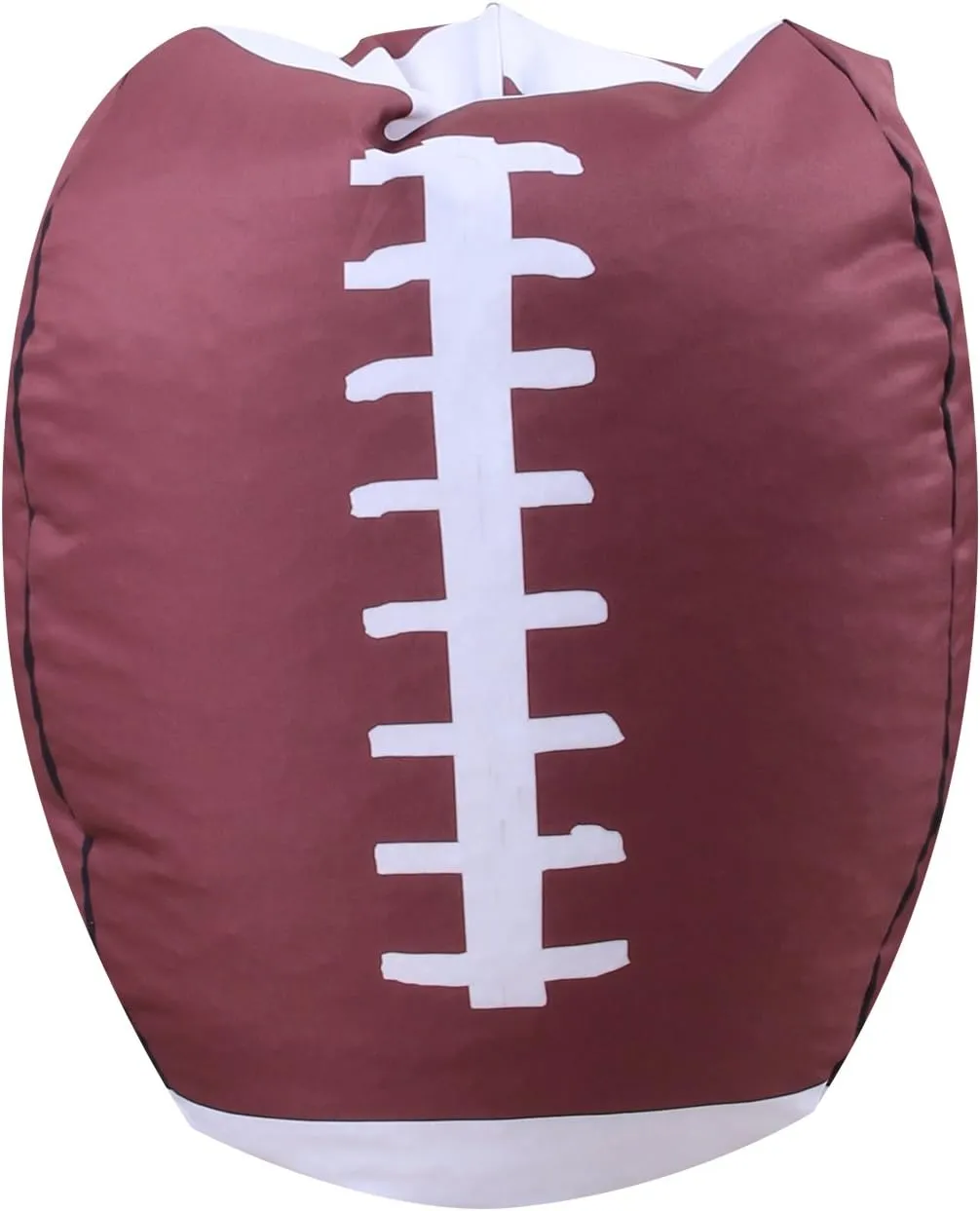 LMYOVE Stuffed Animal Storage Bean Bag Chair Cover（No Filler, Kids Rugby Bean Bag Chair Cover for Storage Plush Toys for Toddler 26"