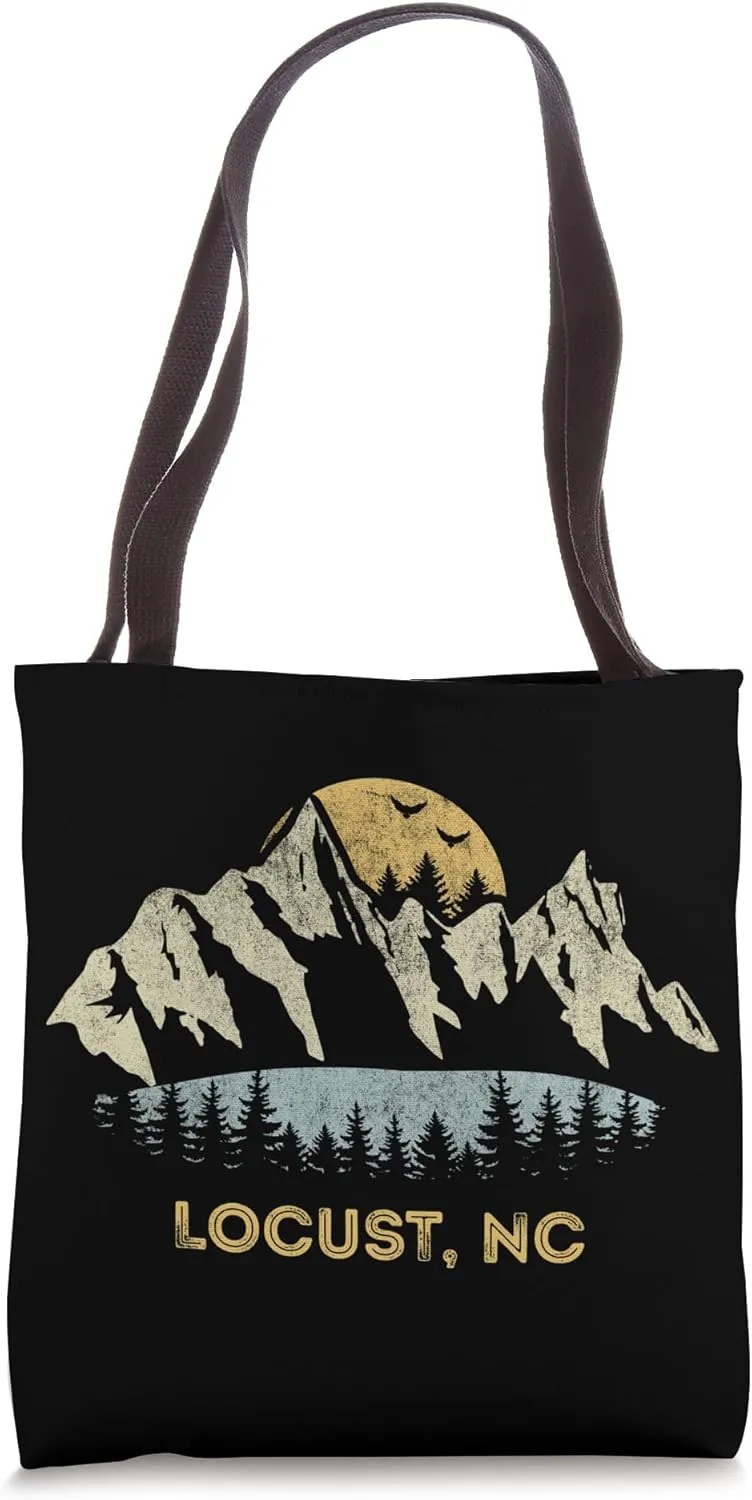 Locust North Carolina Mountain Sunset Sunrise NC Tote Bag