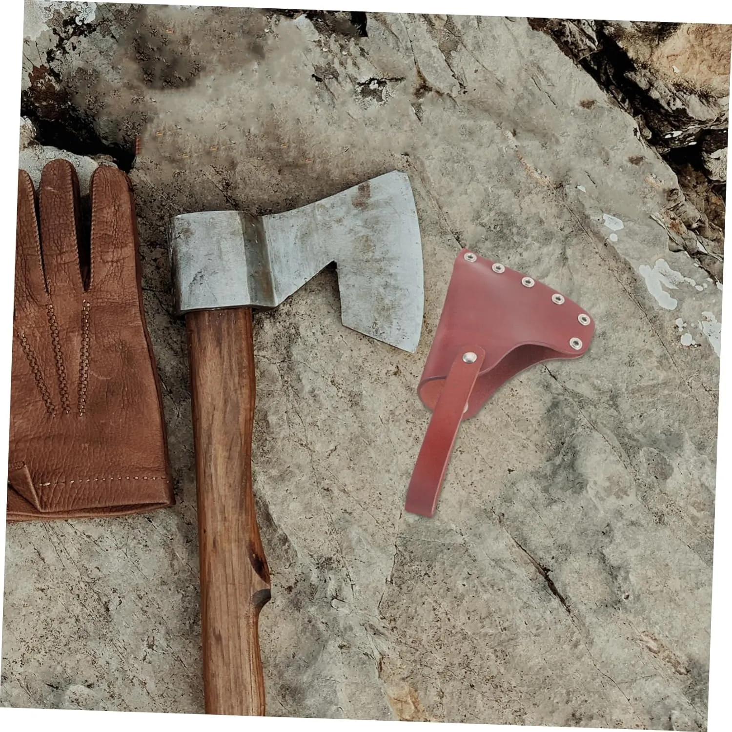 Lurrose Ax Protector Camping Hatchet Axe Protector Protective Small Gardening Axe Camping Tools Protective