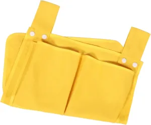 MAGICLULU Crib Organizer Hanging Bag Canvas Storage for Baby Nappies Toys More Wall Mountable