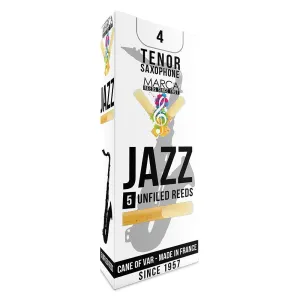 Marca Reed Saxophone Tenor Jazz - Unfiled 4 - Pk Of 5