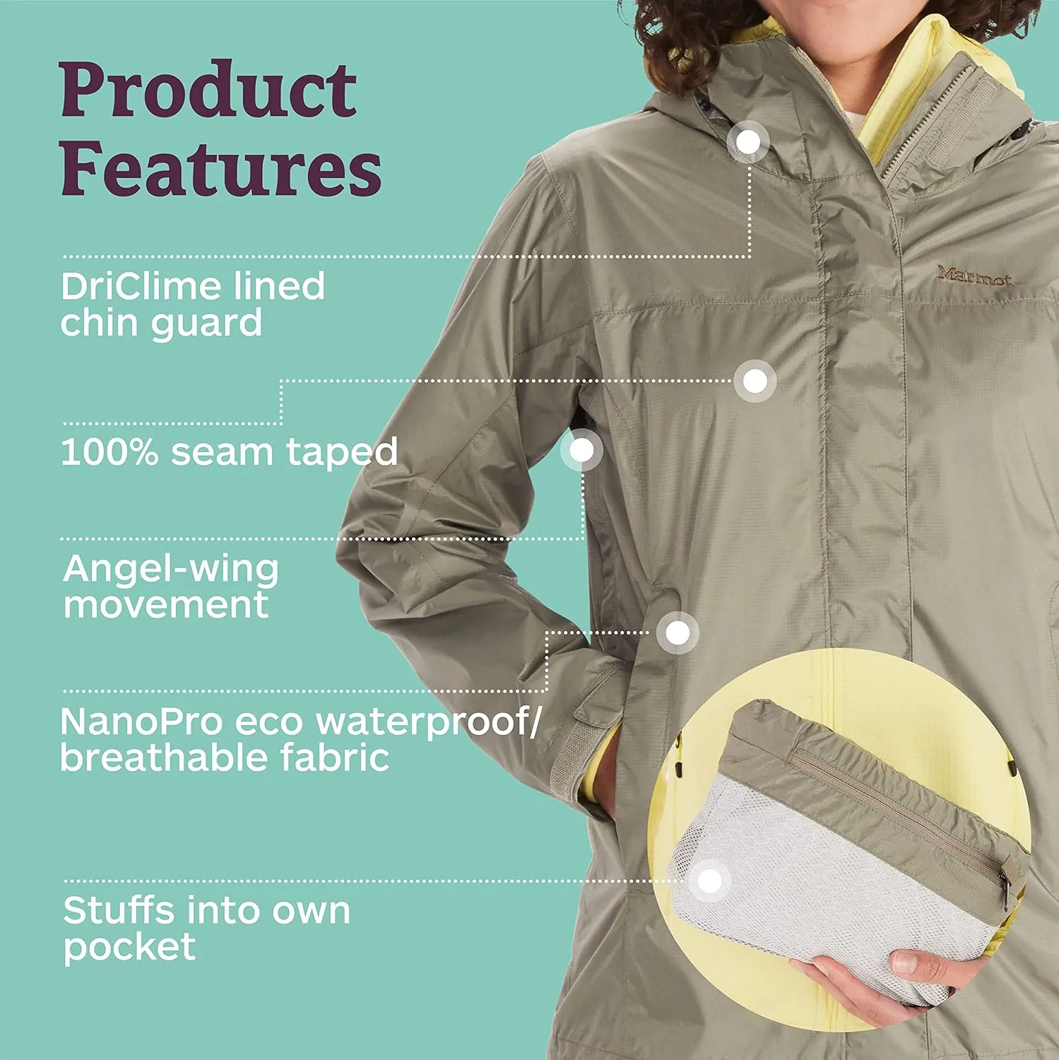 MARMOT Women's Precip Eco Jacket