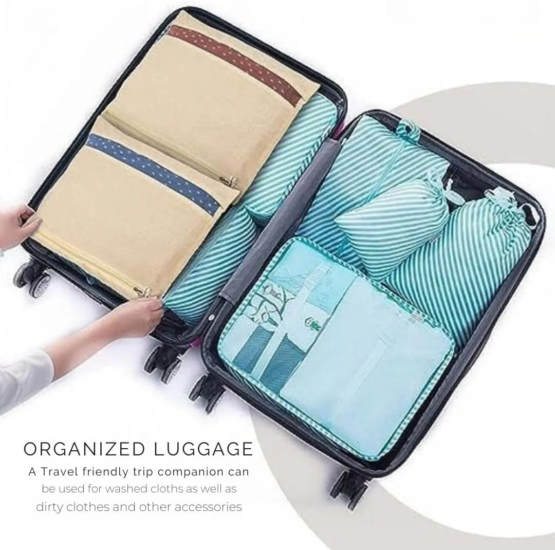 Mayatra's Organic Cotton Saree Storage Bags - Wardrobe Organizer With Zipper - Clothing Storage (14 * 16 inches) (Pack Of 10)