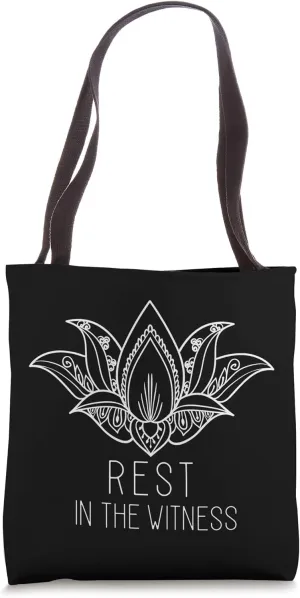 Meditation Rest in the Witness Design Tote Bag