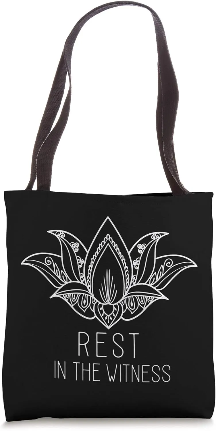 Meditation Rest in the Witness Design Tote Bag