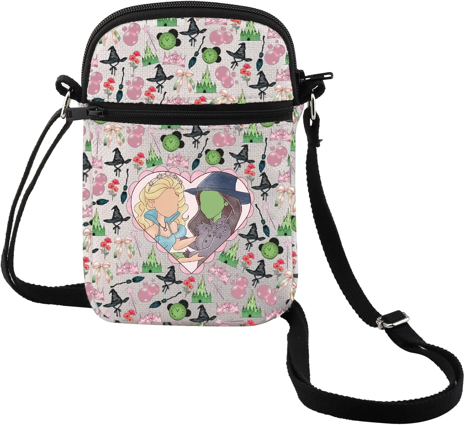 MEIKIUP Witch Musical Inspired Gift Witch Moive Crossbody Bag for Musical Fans Musical Loves Gift