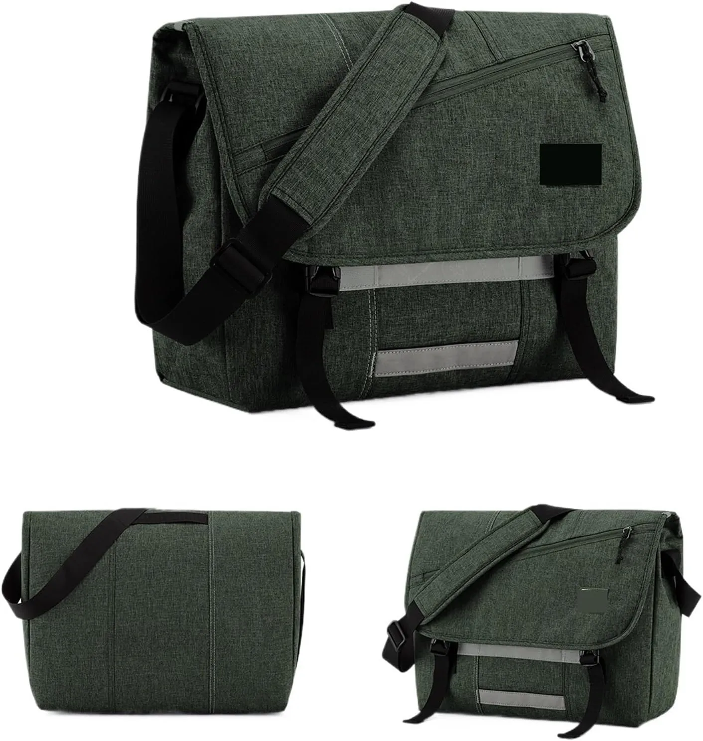 Men Shoulder Bag Fashion Travel Sling Messenger Bag Men's Canvas Briefcase 15 Inch Laptop Male Crossbody Pack