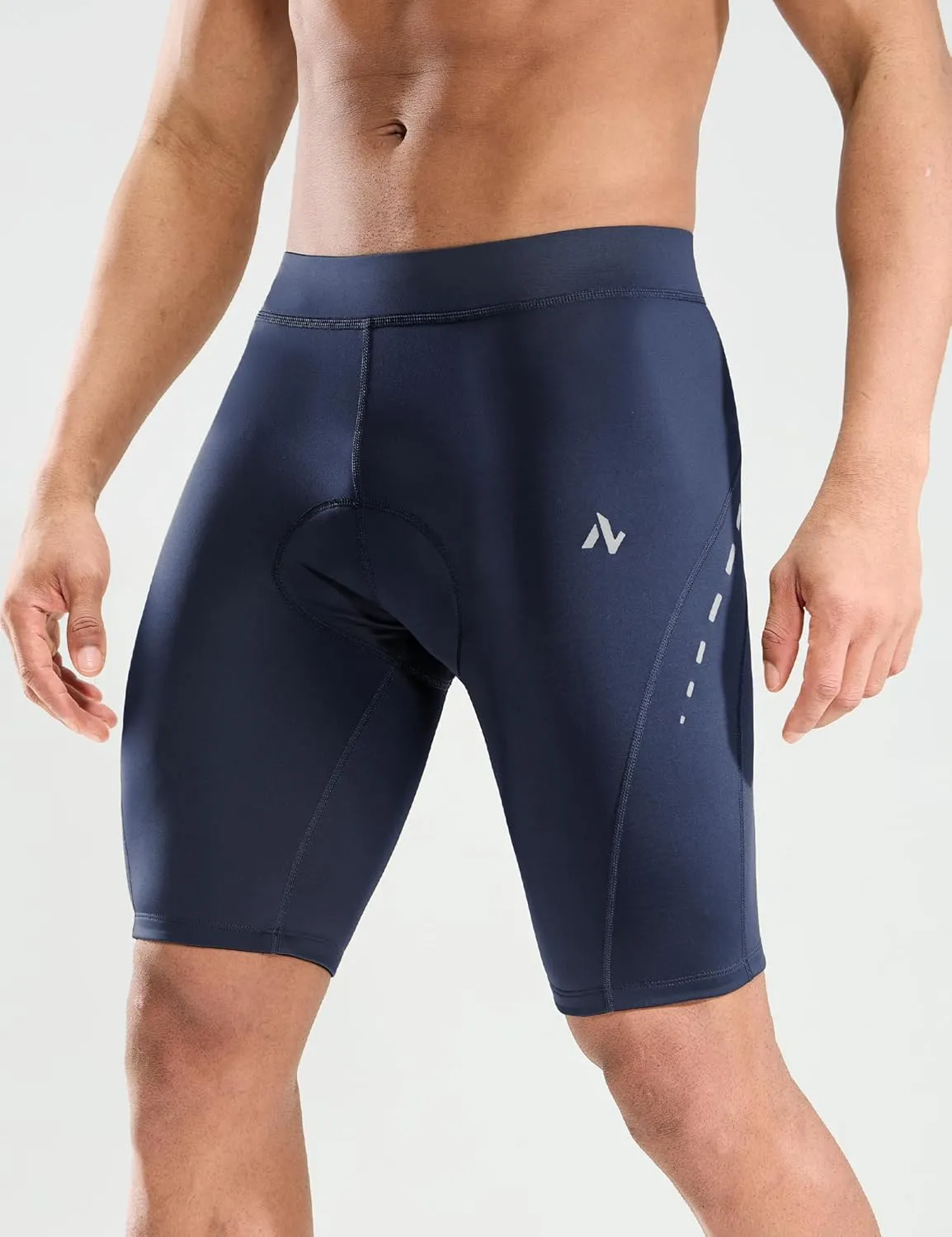 Men's Bike Shorts 4D Padded Cycling Road Biking Riding Biker Bicycle Mountain Cycle Shorts Zipper Pockets