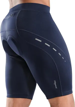 Men's Bike Shorts 4D Padded Cycling Road Biking Riding Biker Bicycle Mountain Cycle Shorts Zipper Pockets