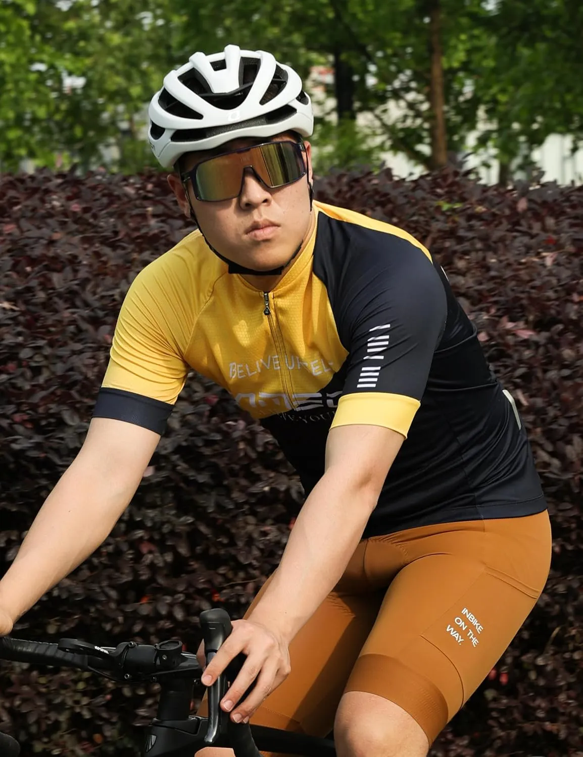 Men's Cycling Jersey Breathable Lightweight Bike Jersey Short Sleeve Quick Dry Moisture Wicking Biking Shirts