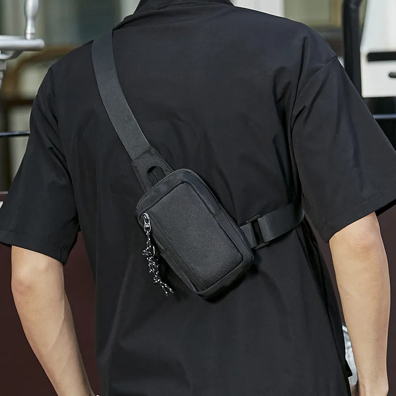Men's Fashion Street Trendy Mini Simple Men's Bags