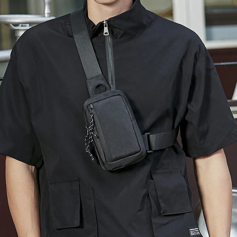 Men's Fashion Street Trendy Mini Simple Men's Bags