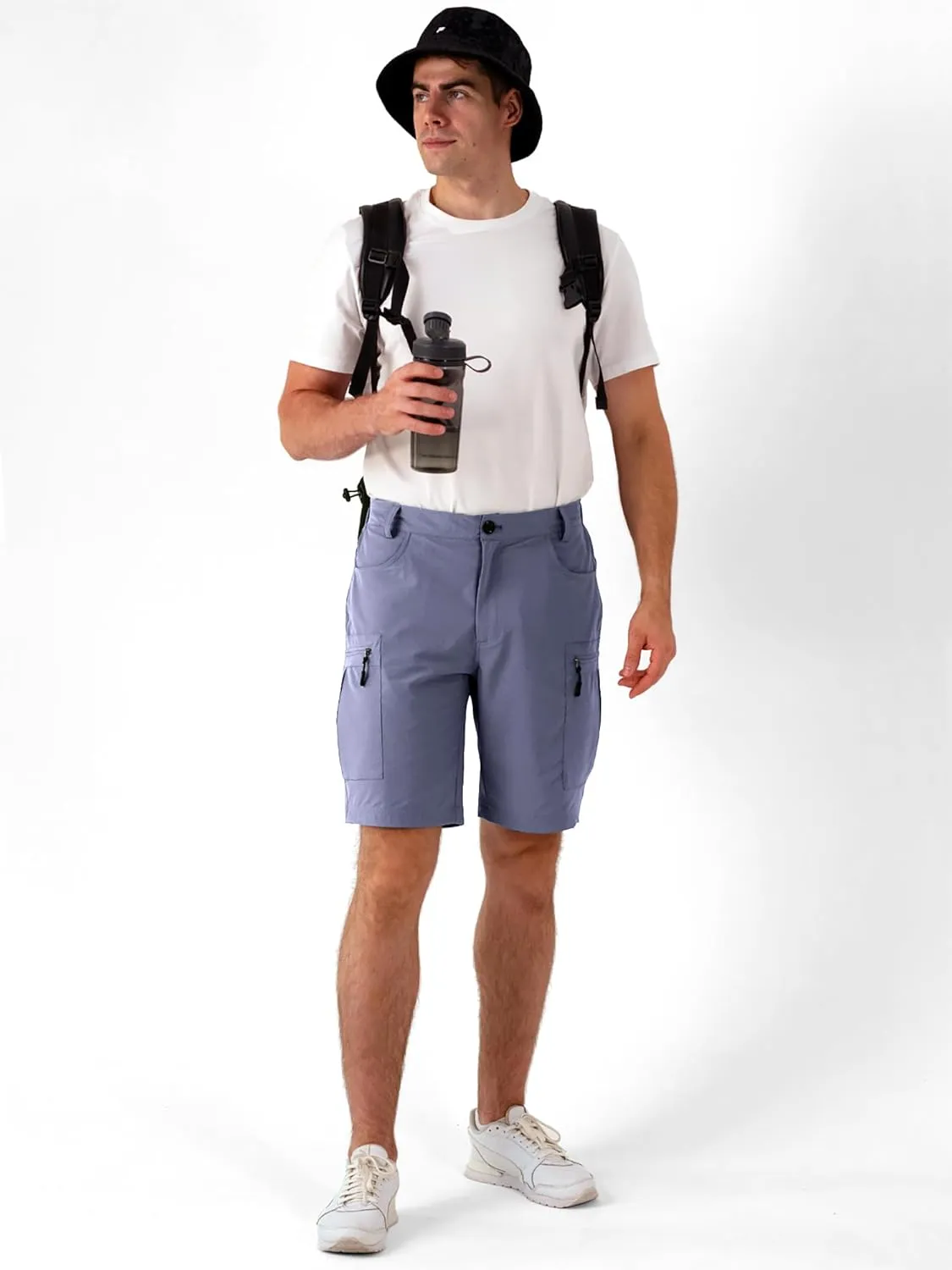 Mens Hiking Cargo Shorts Stretch Quick-Dry Outdoor Casual Work Shorts for Men Camping Fishing