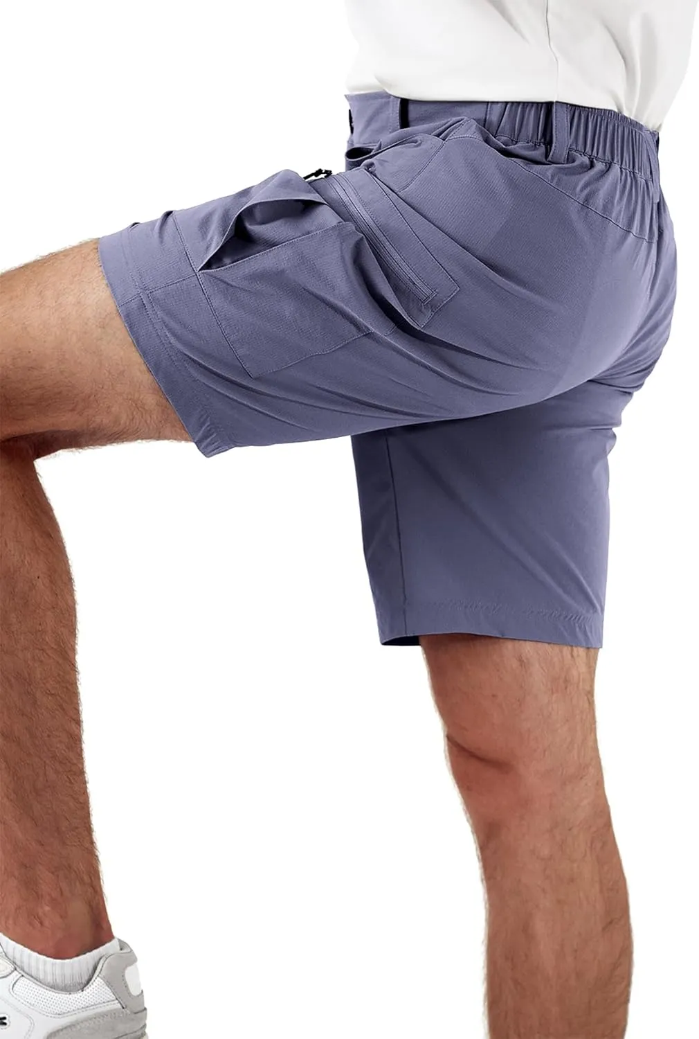 Mens Hiking Cargo Shorts Stretch Quick-Dry Outdoor Casual Work Shorts for Men Camping Fishing