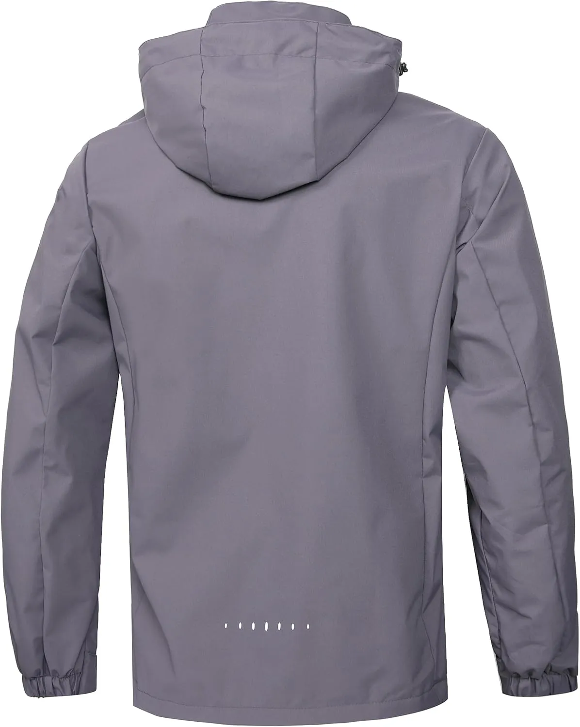 Men's Lightweight Waterproof Rain Jacket,Shell Hooded Outdoor Raincoat Hiking Windbreake jacket