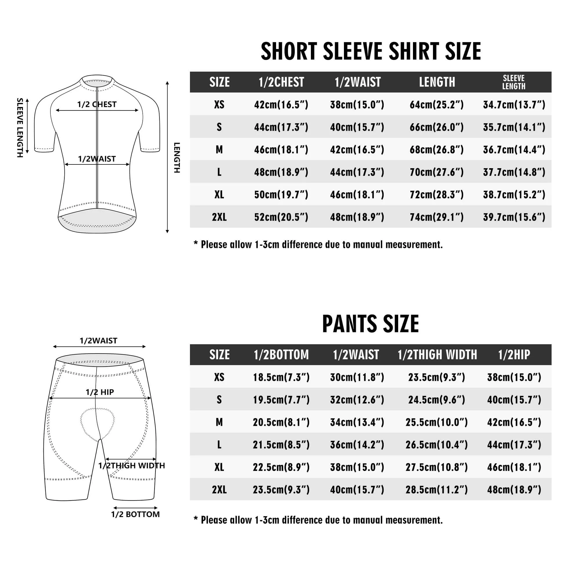 Men's Skull Head Pro Team Cycling Training Jersey and Shorts