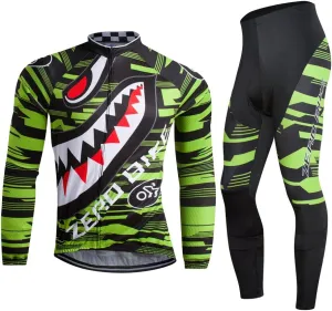 Men's Soft Long Sleeve Breathable Bicycle Cycling Jersey Polyester Clothing Outdoor Sports Fall Autumn